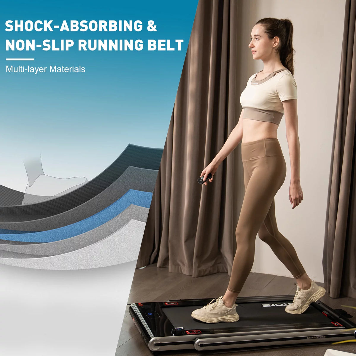 2 in 1 Folding Treadmill J152314