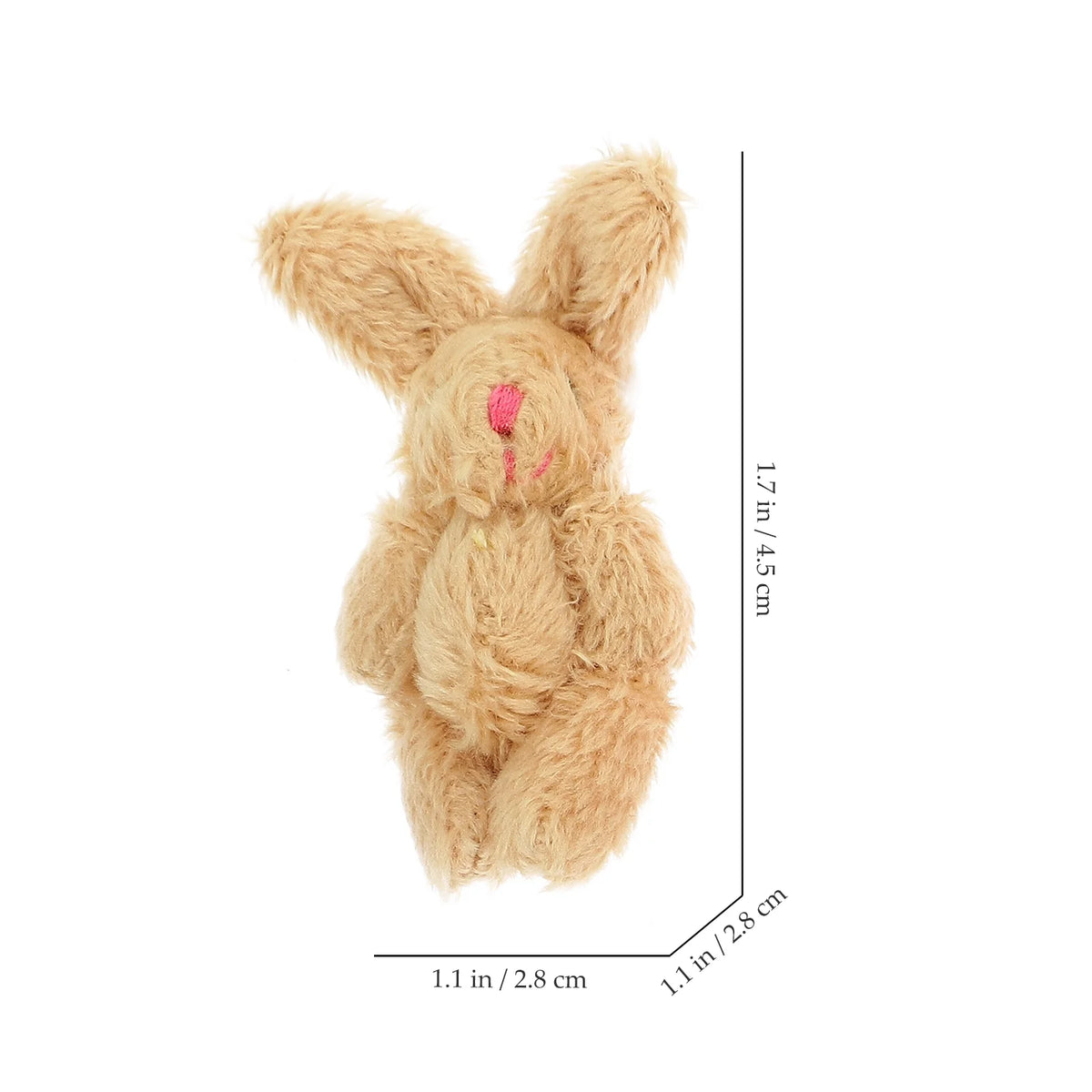 5pcs Miniature Plush Doll Figurines J70895