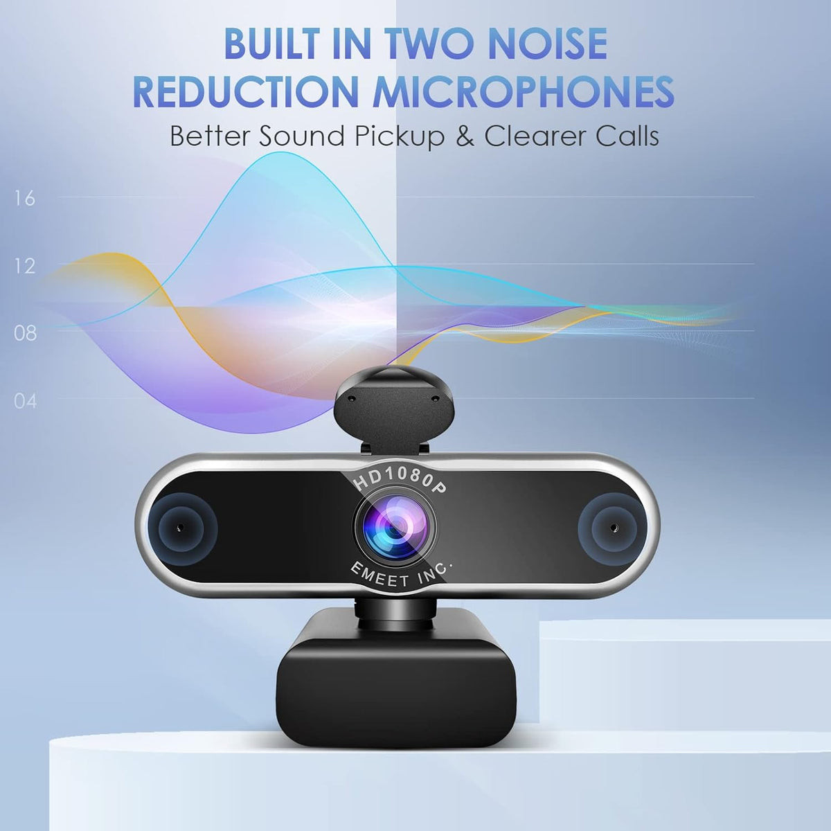 1080P Webcam with Microphone Pack of 2 E694