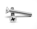 #10-32 x 1 1/2" Fine Thread Machine Screw Phillips Flat Head Low Carbon Steel Zinc Plated Pk 2000 I67260