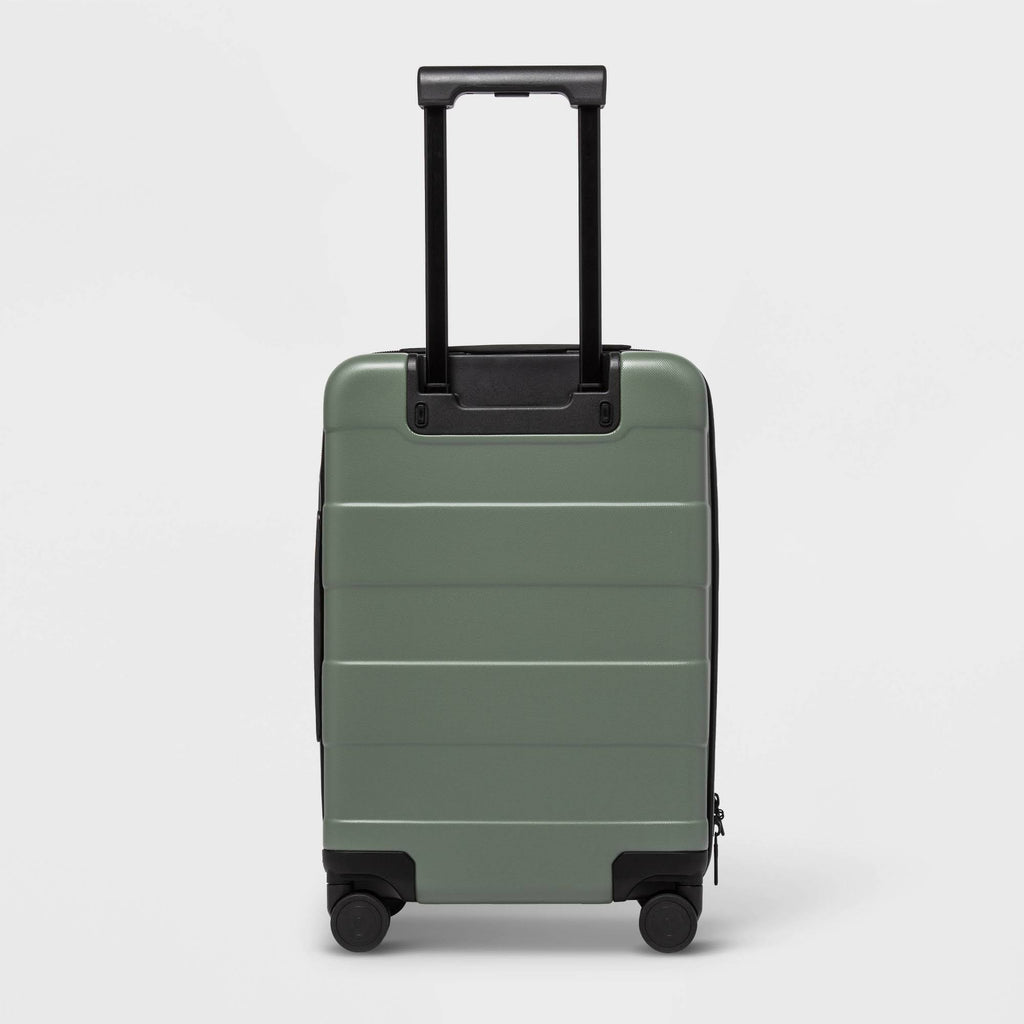 20x22 Carry on Spinner Suitcase Green T98787