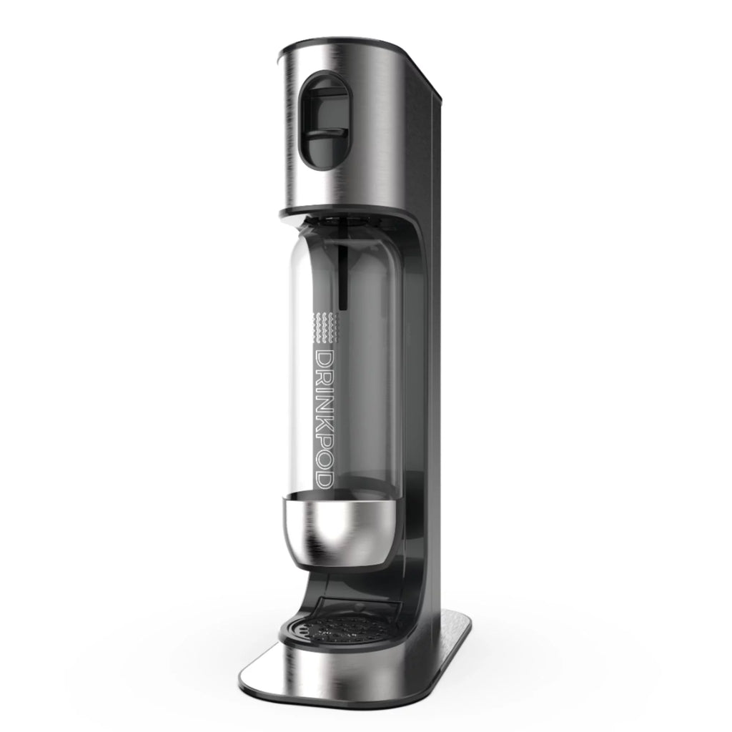 Stainless Steel Sparkling Water Machine with 1 CO2 Cylinder and 3 Bottles F6605