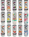 12 Pack Assorted Flavors Sparkling Energy Drink, 12 fl oz Slim Cans Y74285