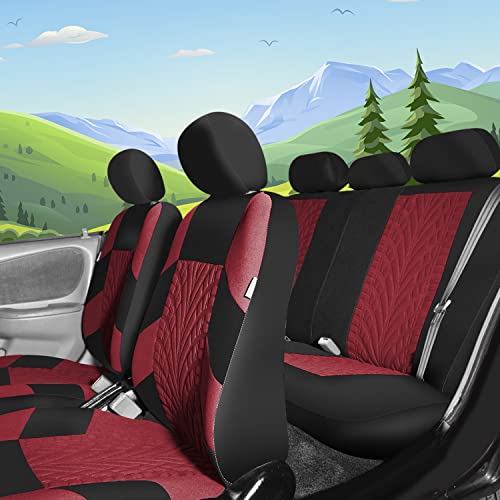 Gray Cloth Full Set Car Seat Covers Z808