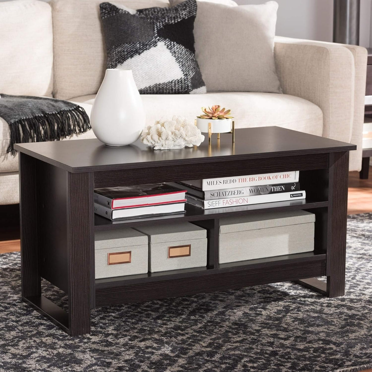 Dark Brown Coffee Table Z5750