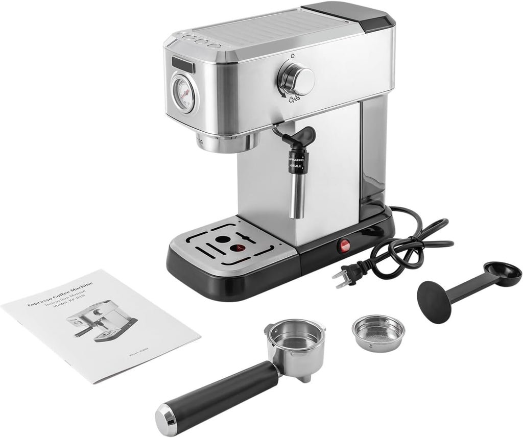 15 Bar Espresso Machine with Milk Frother Steamer G62027