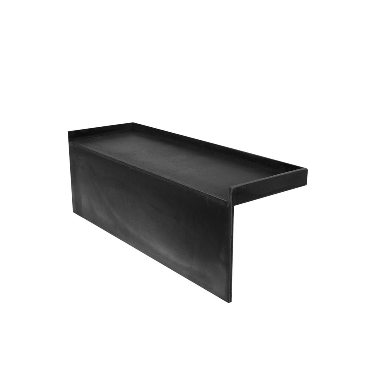 37x22 Single Threshold Shower Base with Bench and Drain J9267