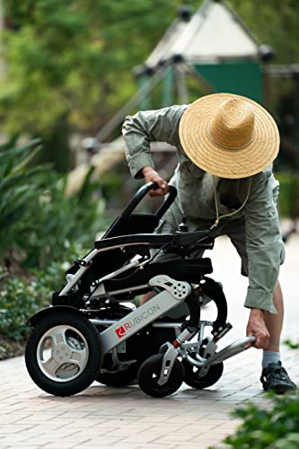 Electric Wheelchair, All Terrain, Powerful Brushless 600W Motors, Heavy Duty, Foldable Q39571