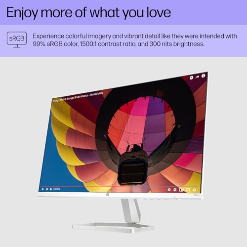 24 inch FHD IPS Monitor, 1920 x 1080, 99% sRGB, 1500:1 contrast ratio, 300 nits H231