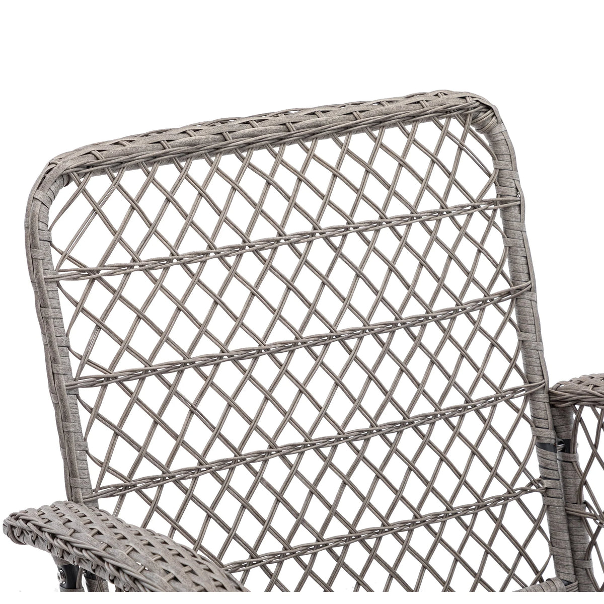 Navy Blue 3 Pc Outdoor Swivel Rocker Patio Chairs D59602