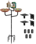 90inch Adjustable Bird House Pole with 3 Holders O547