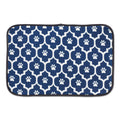 Off White Lattice Paw Pet Mat O920