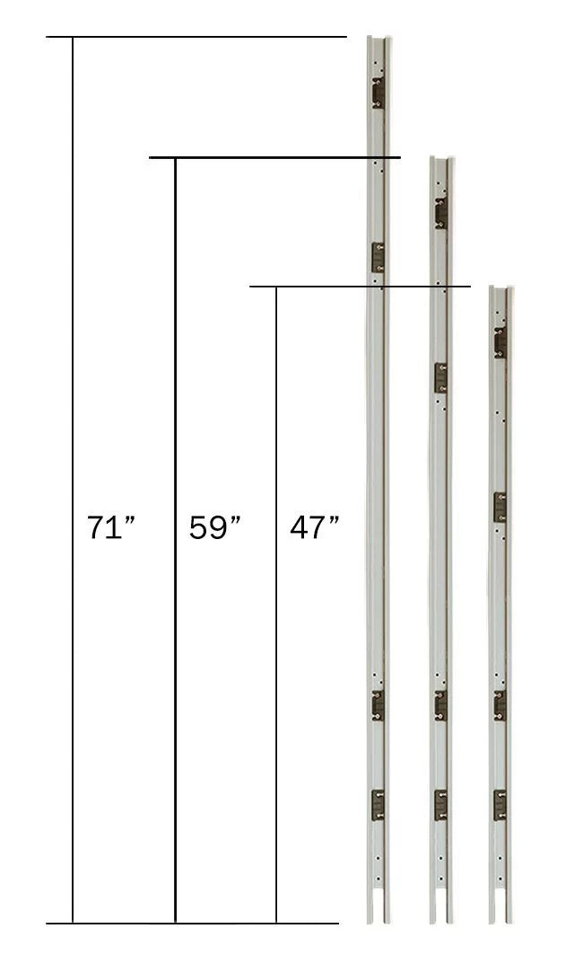 66"W x 72"H Wall Mounted Room Divider O3436