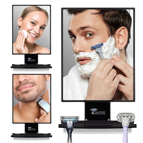 Fogless Shower Mirror with Squeegee Y72181