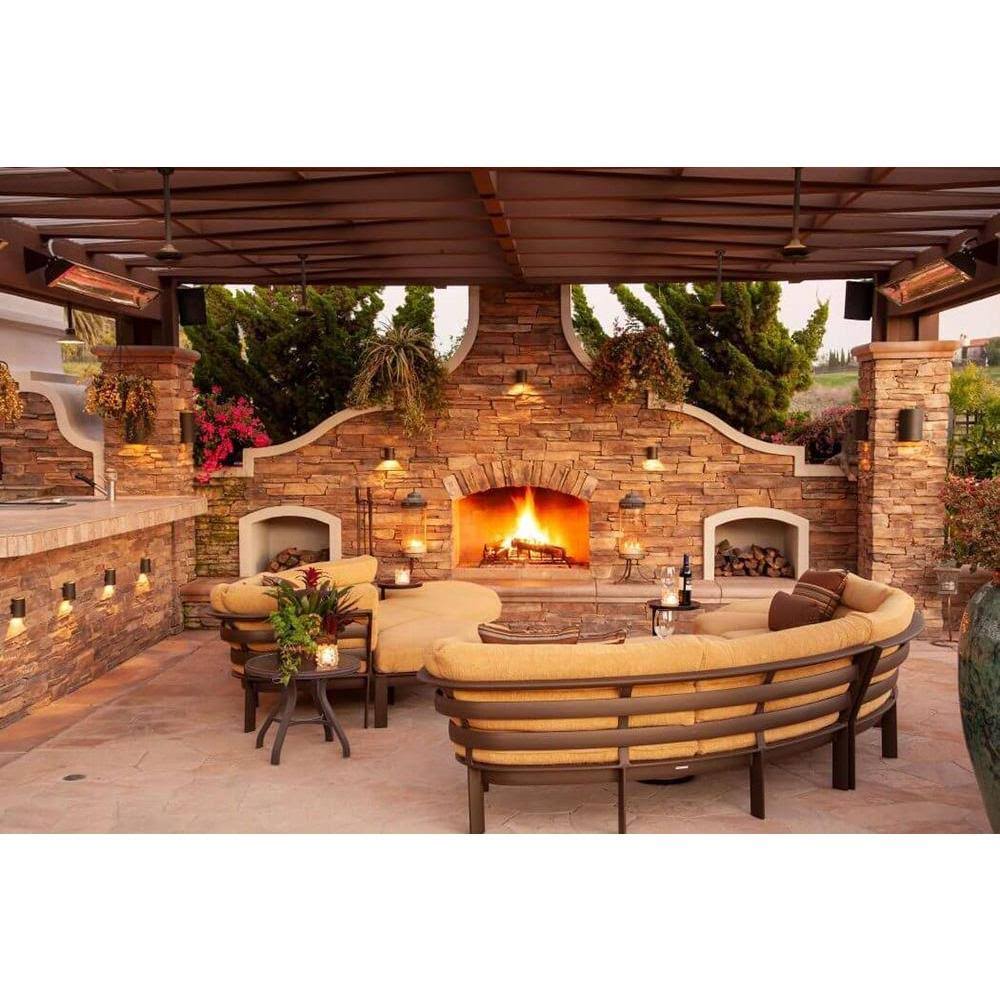 Beige 2000W Electric Infrared Patio Heater R1501