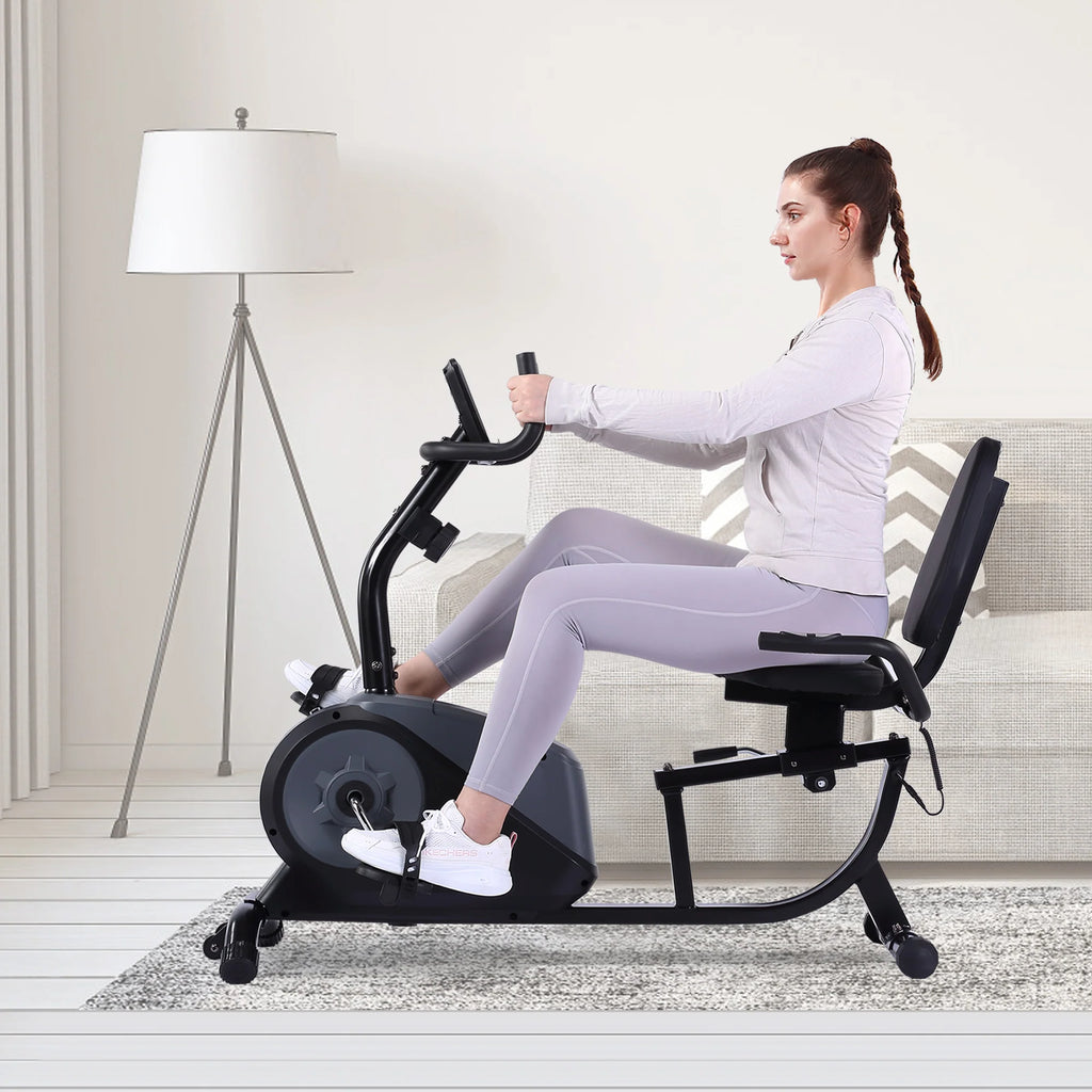 Recumbent Exercise Bike with 16 Levels Magnetic Resistance S9244