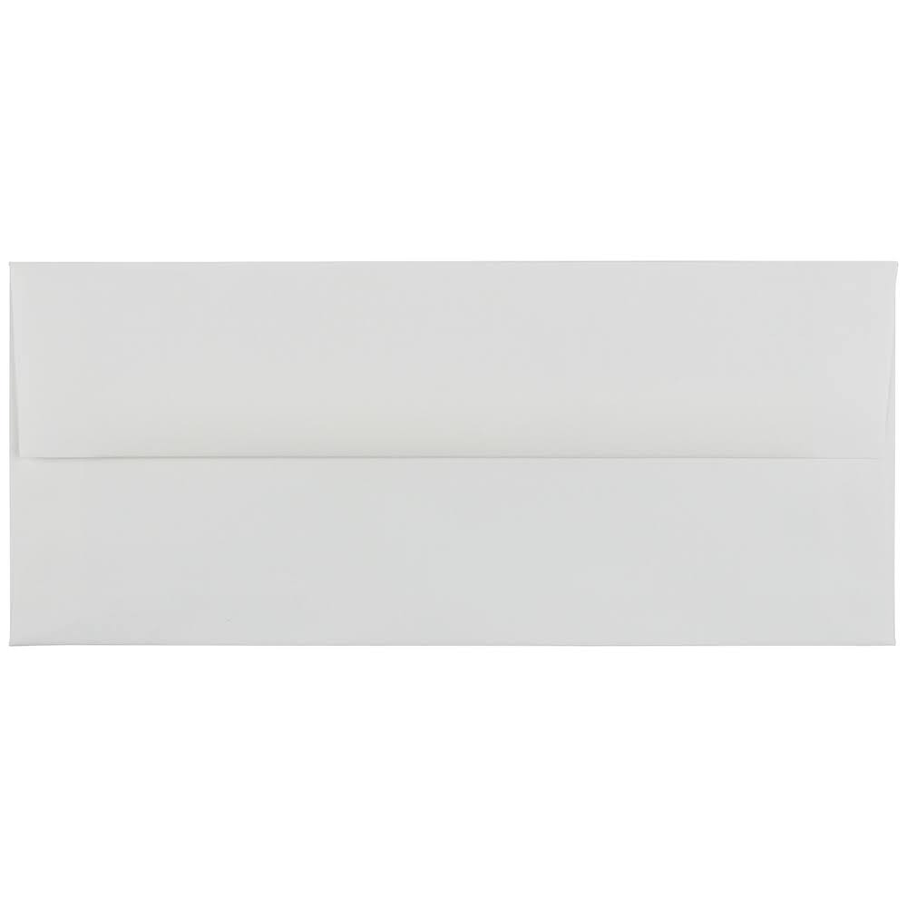 #10 Business Envelopes, 4 1/8 x 9 1/2, Bright White Laid, 1000/Carton W3598