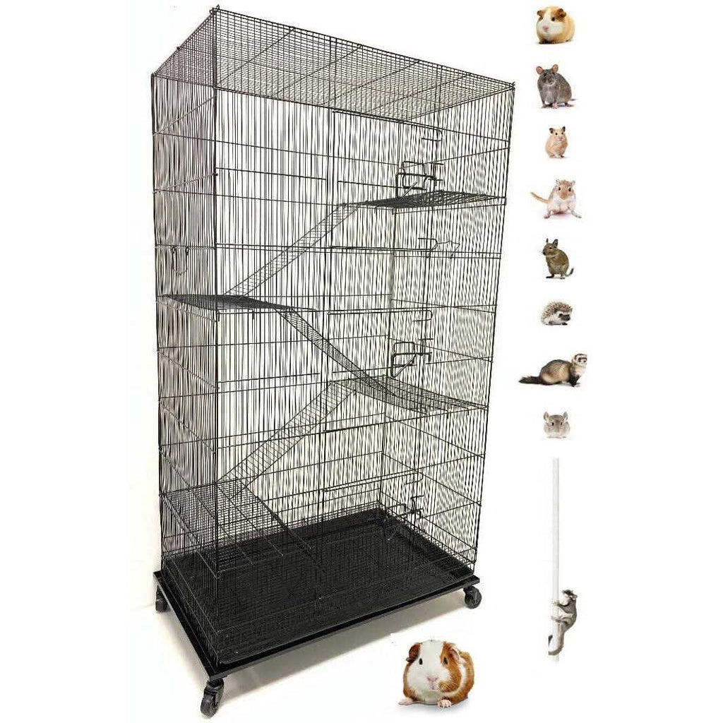55 Extra Large Rolling Stand Cage for Ferret Chinchilla Sugar Glider Rats N204