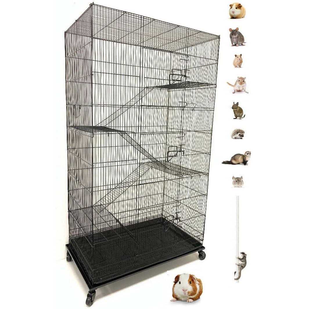 55 Extra Large Rolling Stand Cage for Ferret Chinchilla Sugar Glider Rats N204