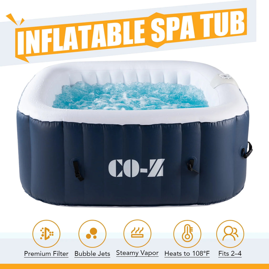 4-6 Person Blow-Up Hot Tub with Air Jets S746
