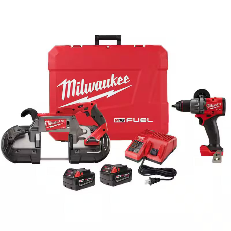 18-V Lithium-Ion Brushless Cordless Deep Cut Band Saw with Two 5.0Ah Batteries B7890