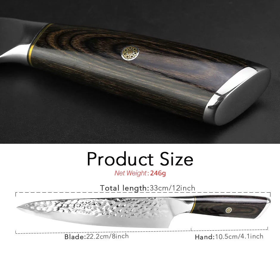 Chef Knife Set High Carbon German Stainless Steel P156