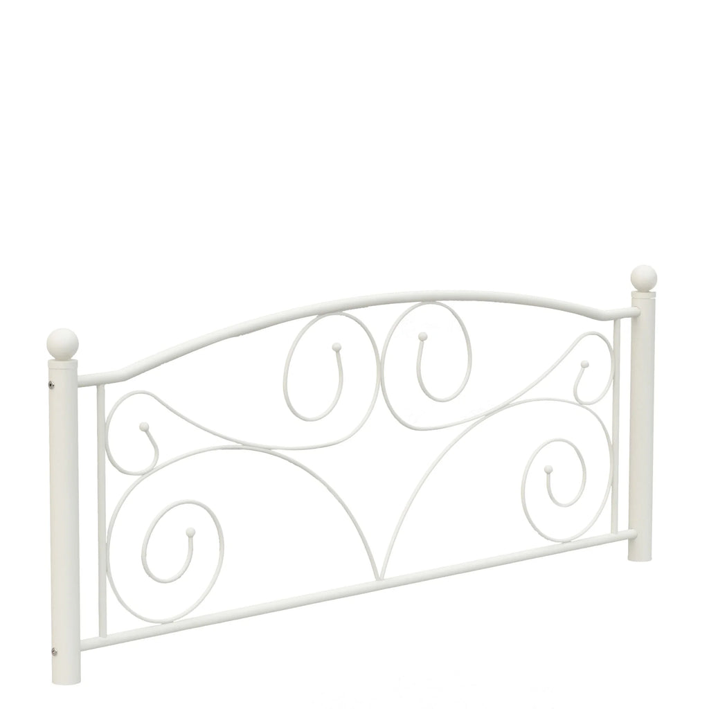 Queen Size Metal Bed Frame with Headboard and Footboard O924709