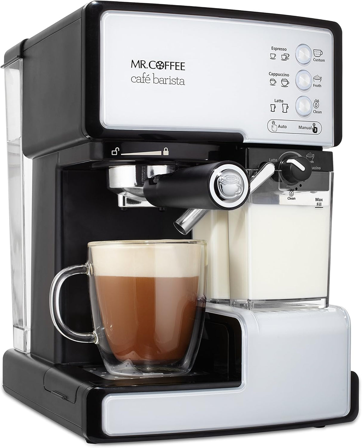Silver Espresso and Cappuccino Maker D1022