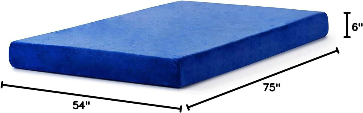 Kids Youth Full Size 6-inch Gel Memory Foam Mattress L277