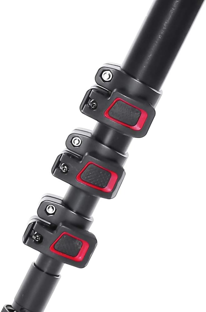 Aluminum Portable Fluid Head Camera Monopod 71.4 Max Height 10 Kilograms Max Load Capacity F813