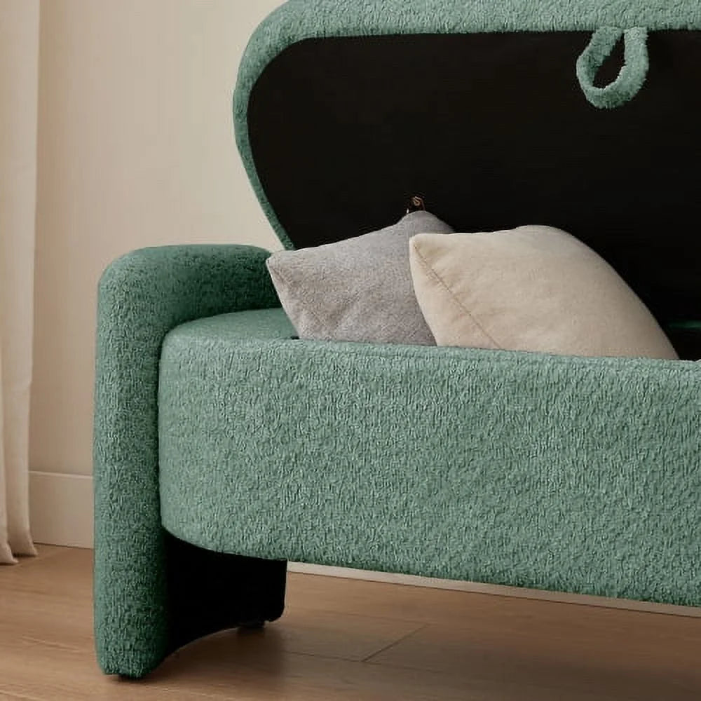 Oval Storage Bench with Large Storage Space N82027