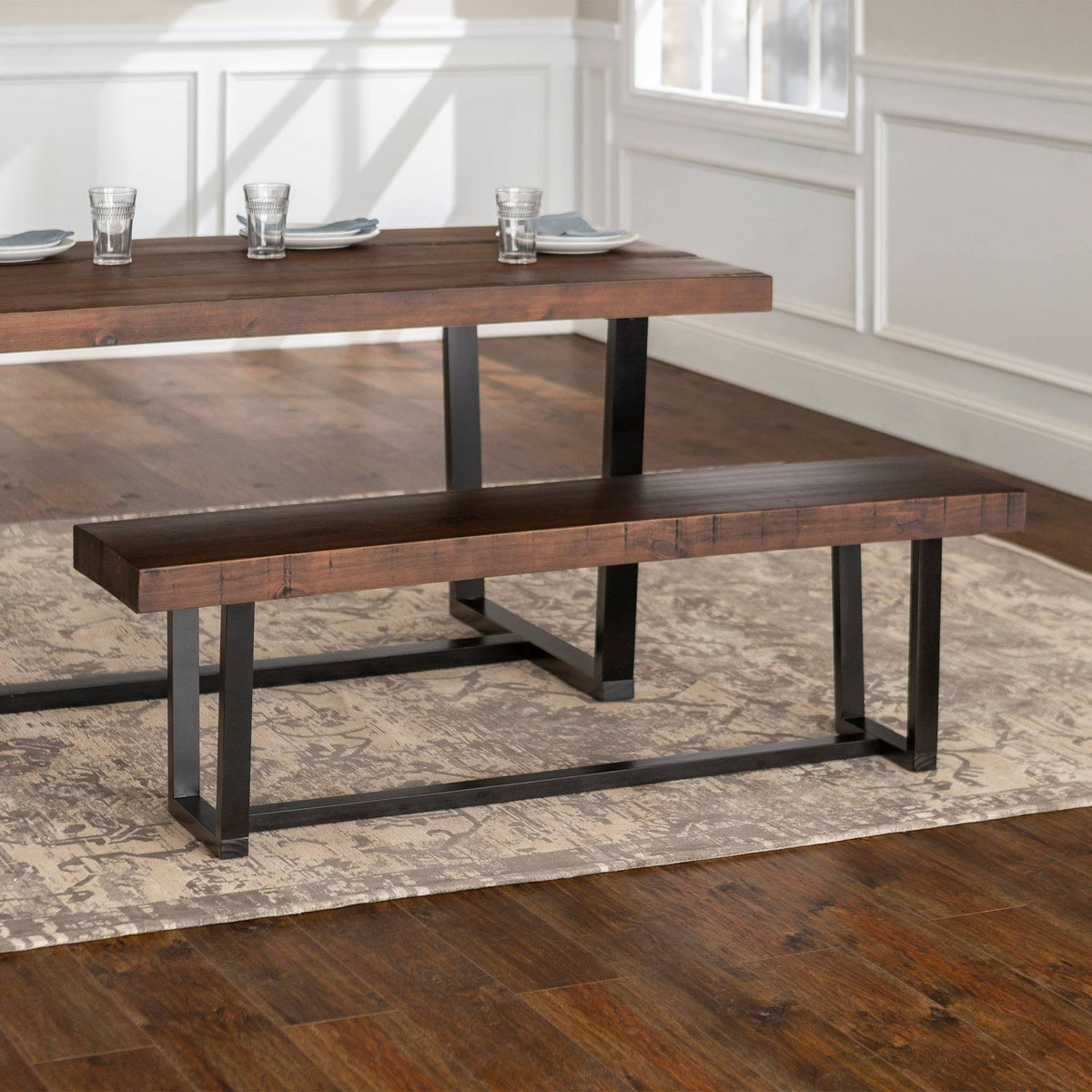 Solid Wood Dining Bench E54625