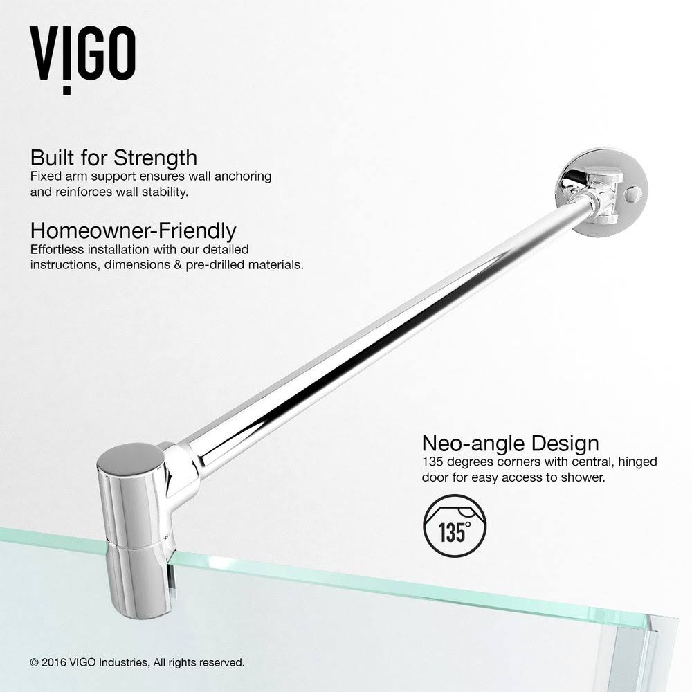 Frameless Neo-Angle Shower Enclosure N19953