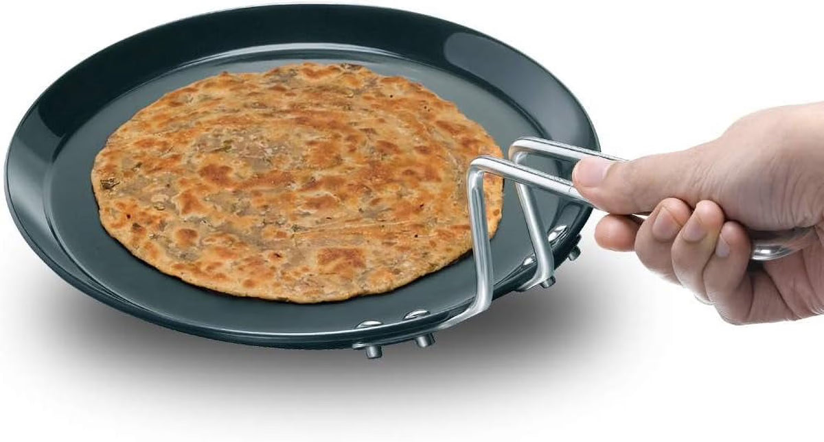 8-Inch Hard Anodised Flat Tava Griddle R481614