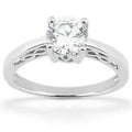 Round Diamond Solitaire 1.01 CT Gold Ring Y468