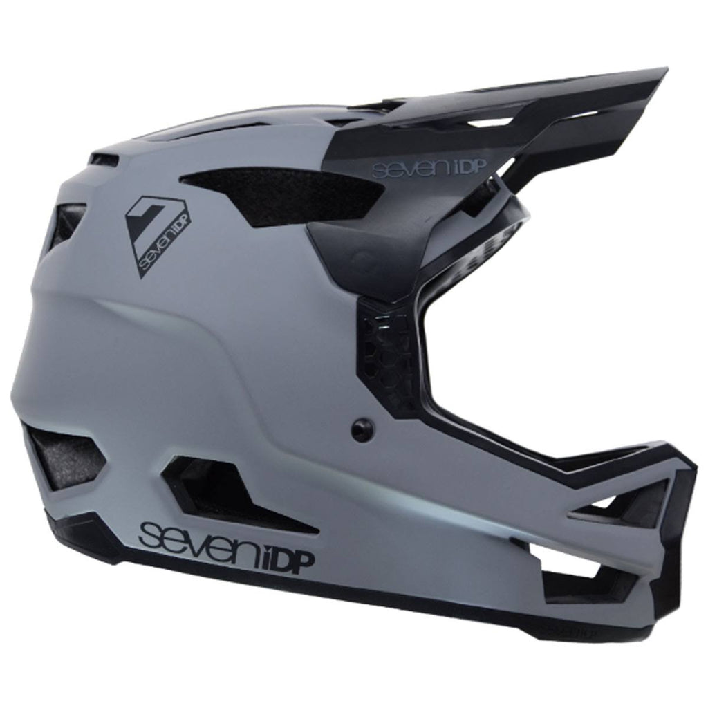 Matte Grey-Gloss Black Full Face Helmet H75106