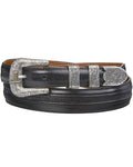 Black Tapered Goat Belt I725