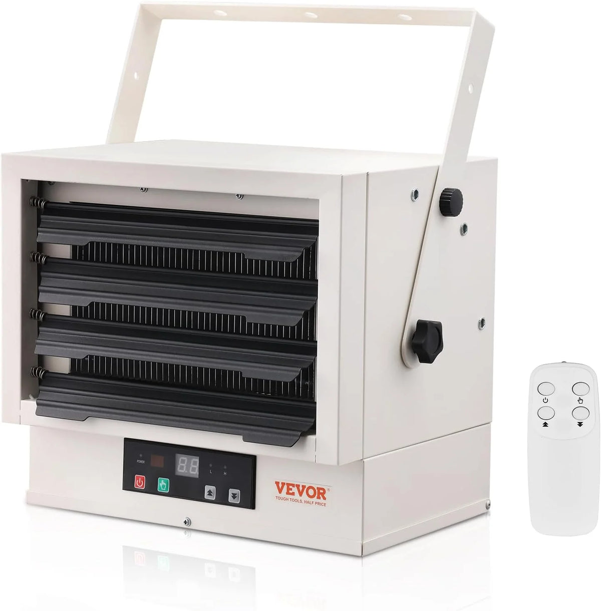5000-Watt Digital Fan-Forced Wall/Ceiling Mount Garage Heater with Remote Control O626