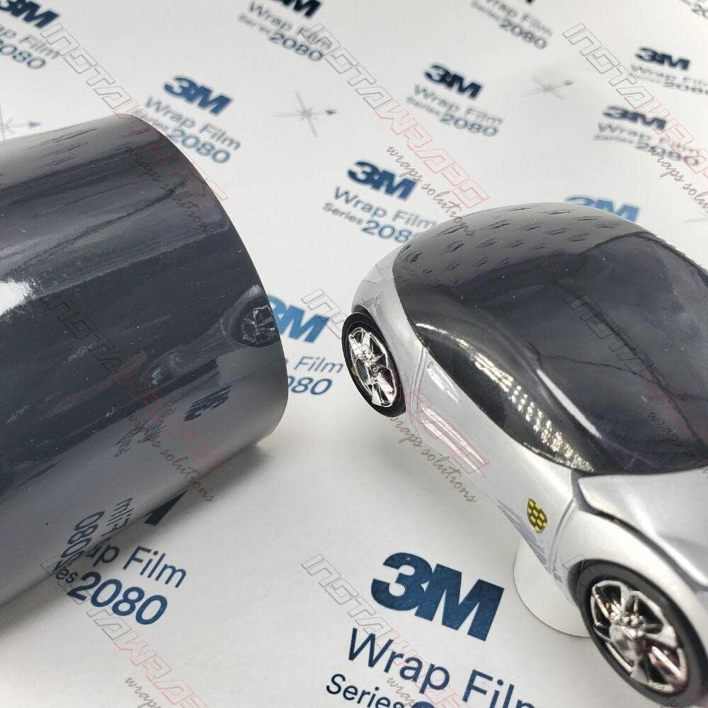 Gloss Black 5ft x 12ft Car Wrap Vinyl Film U581