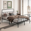 Metal Platform Bed Frame with Headboard Full J28454