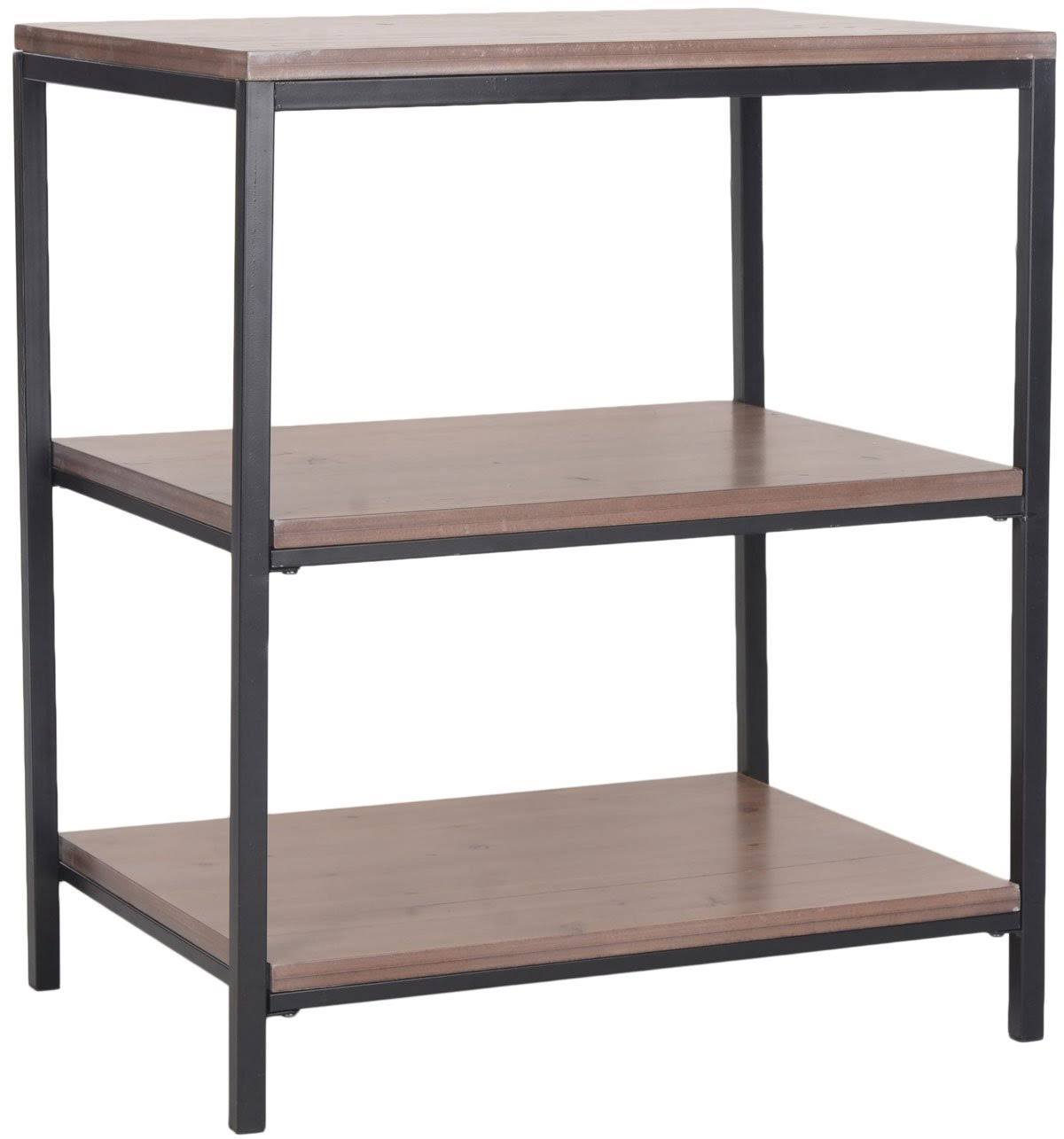 3 Tier Steel Teal Shelf Unit H495214