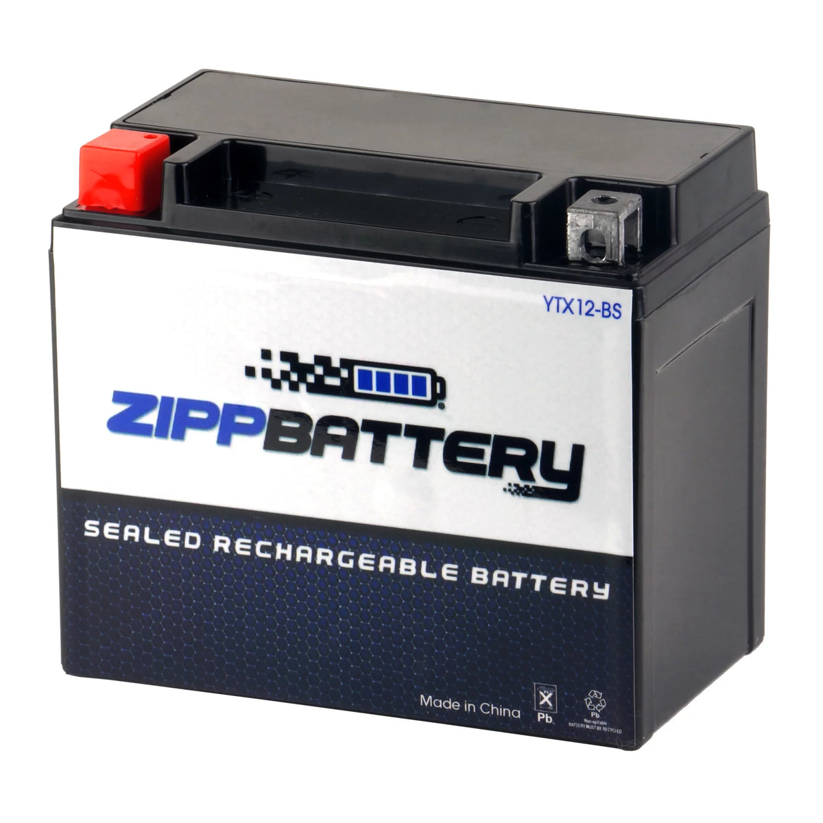 12 Volt 10 Ah 180 CCA Motorcycle Battery Z383