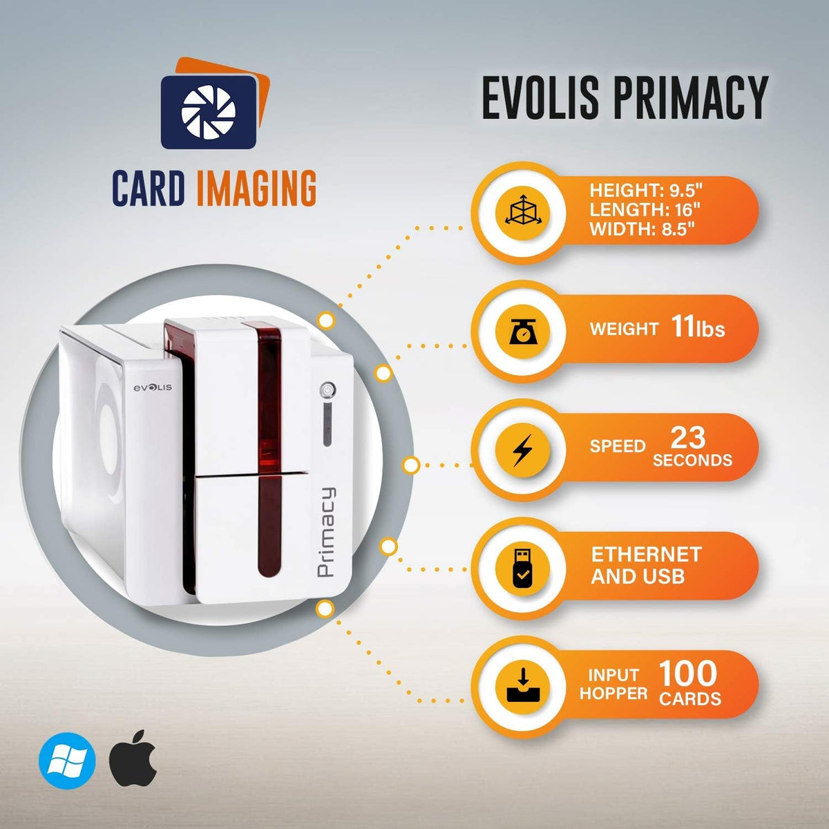 Dual Sided ID Card Printer J70868