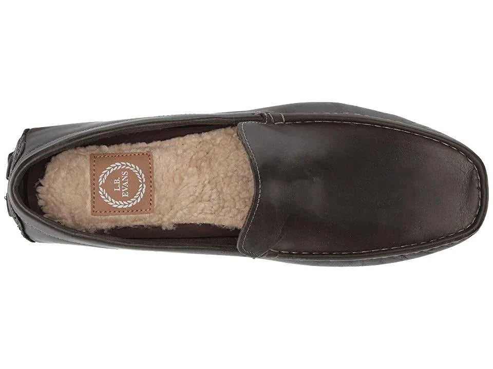 Charcoal Leather Driving Moccasins L87710