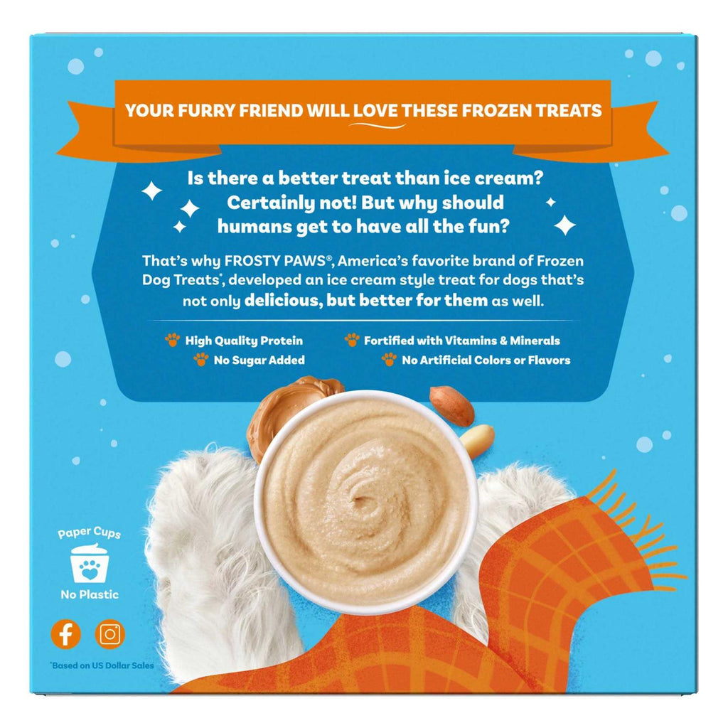 Peanut Butter Frozen Dog Treats D668