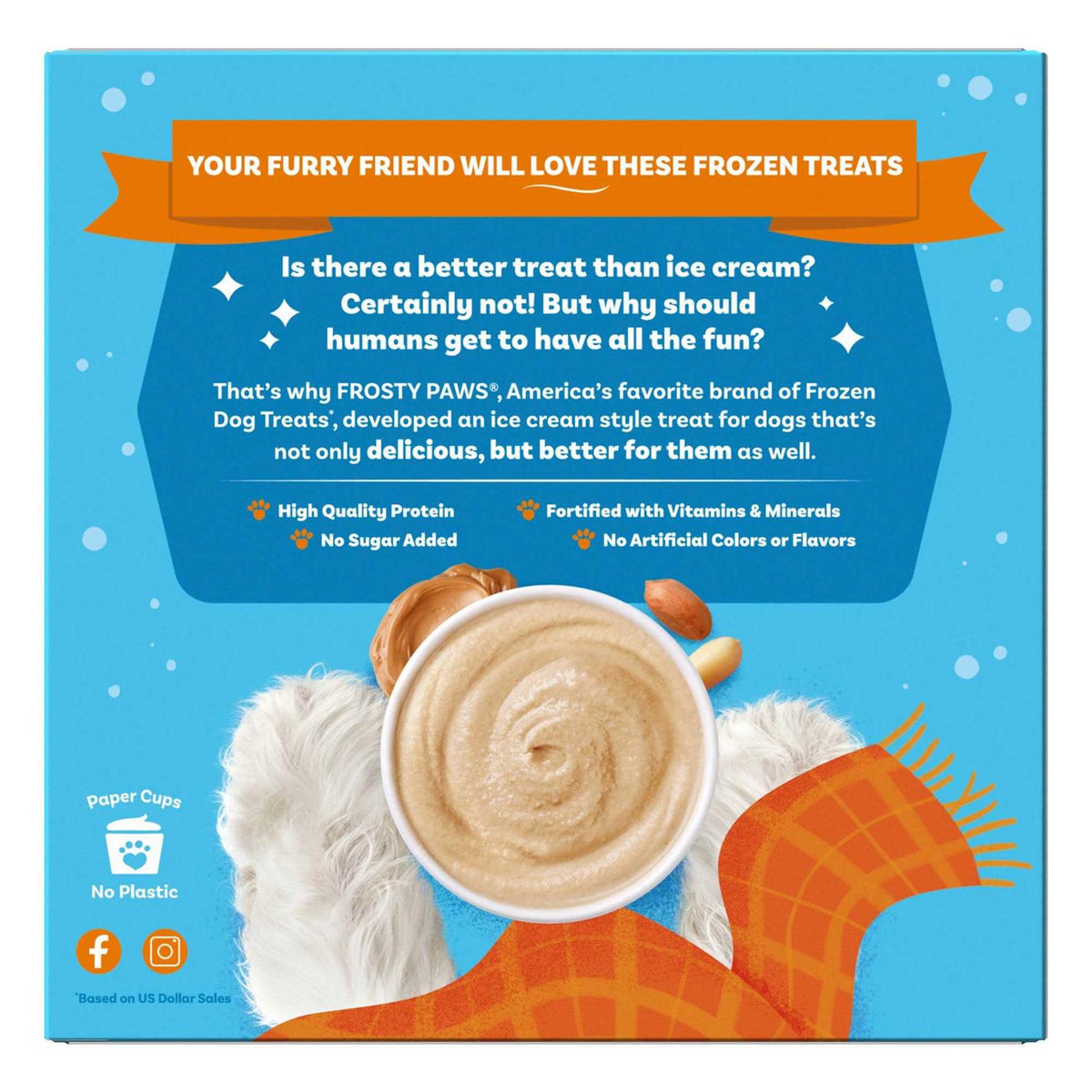 Peanut Butter Frozen Dog Treats D668