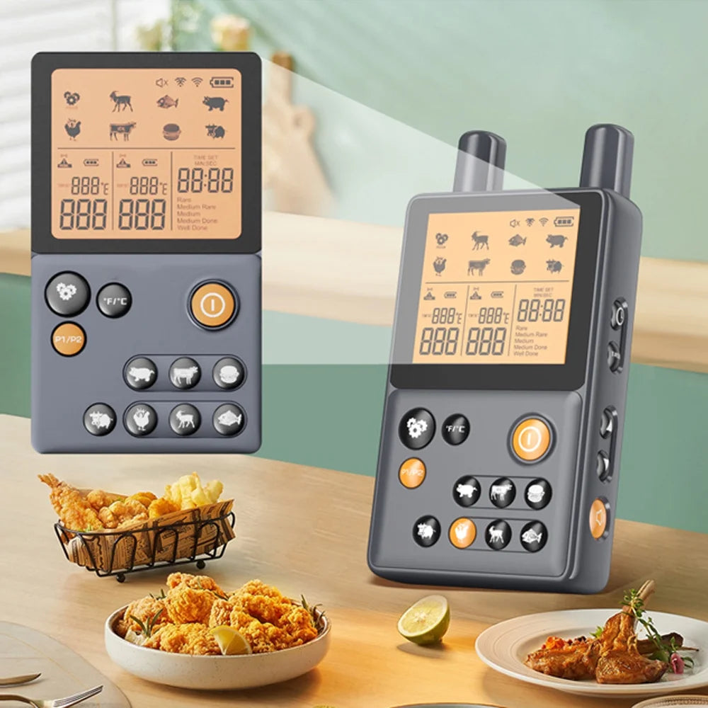 Instant Oven Meat Thermometer with Two Probes A16171