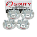 4 pc 1.5" 5x4.5 Wheel Spacers with 1.25in Studs D444