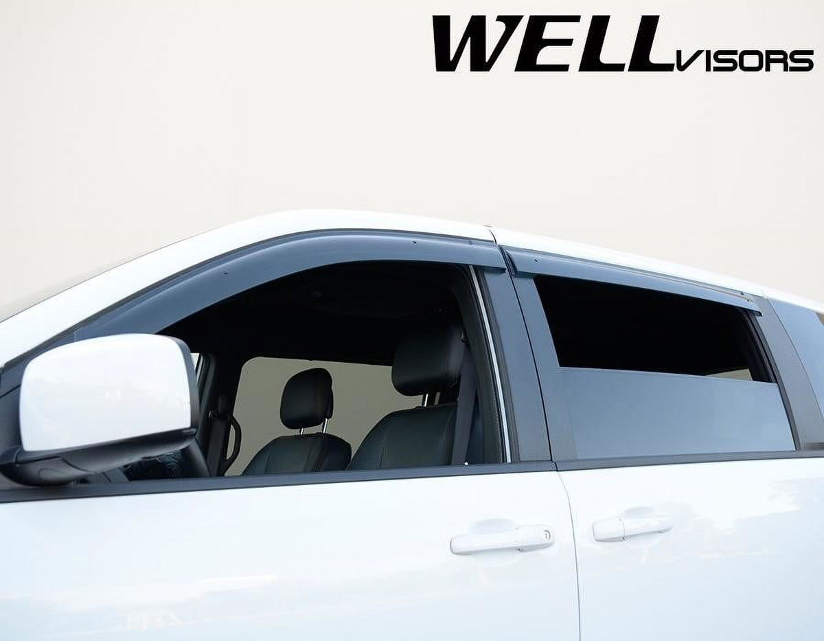 Side Window Visors Rain Guards for 2008-2020 Dodge Grand Caravan S710