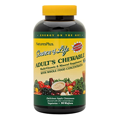Chewable Multivitamin 90 Vegetarian Wafers Apple Cinnamon X53506